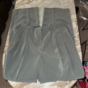 Armani Collezioni Silver Trousers